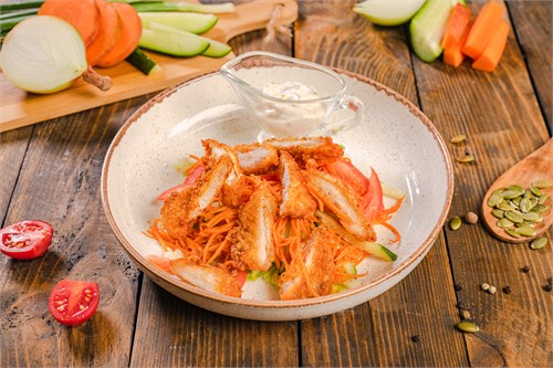 Салатный микс с хрустящей курицей 1012951