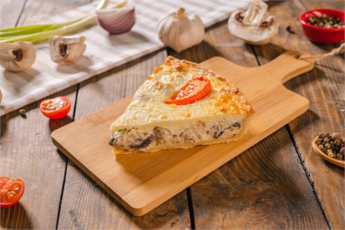 Киш с курицей и шампиньонами 1100994