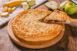Пирог с бананом и шоколадом 1059649
