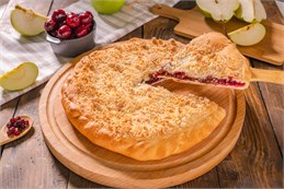 Пирог с вишней и шоколадом  1059631
