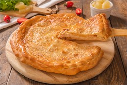 Пирог с курицей и ананасом 1092569