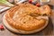 Пирог с картофелем и шкварками  1092444